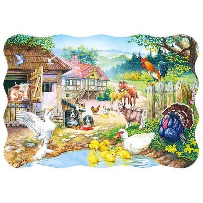 Puzzle 30 pièces : animaux de la ferme  Castorland    800241
